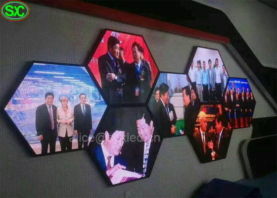 P3.9 모양 고해상 광고를 위한 영상 커튼 발광 다이오드 표시 스크린