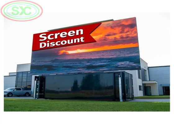 Smd2121 야외 LED 화면 대여 풀 컬러 16비트 회색 3년 보증
