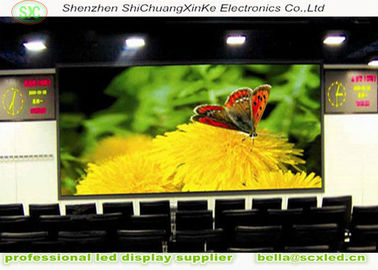 SMD 3535 렌터 스크린 다이 캐스트 알루미늄 192x192mm 모듈 초고품질 P6 박물관 풀 컬러 실내 LED 디스플레이