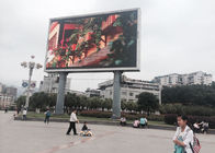 10000 도트 / ㎡ 큰 야외 건물 고정 매체 P10 LED 광고 디지털 광고판