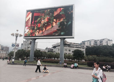 풀 컬러 큰 경기장 야외 건물 고정 방수 P10 LED 광고 게시판