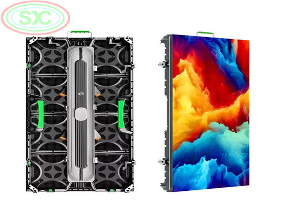 최적의 시청 거리는 2000Hz 갱신 속도와 함께 4m 휴대용 LED 비디오 벽
