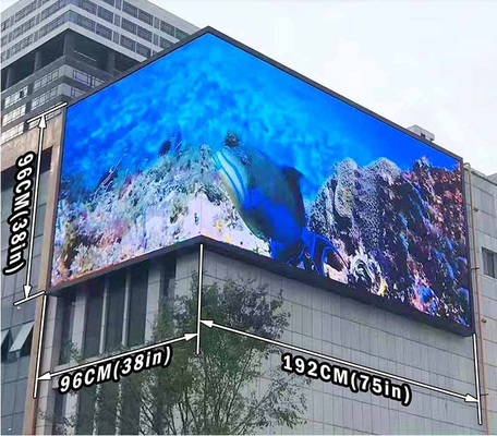 P2.6 P2.9 P3.91 야외 HD RGB LED 철 상자 고정 설치, 밀도 111111 포인트 / Sqm