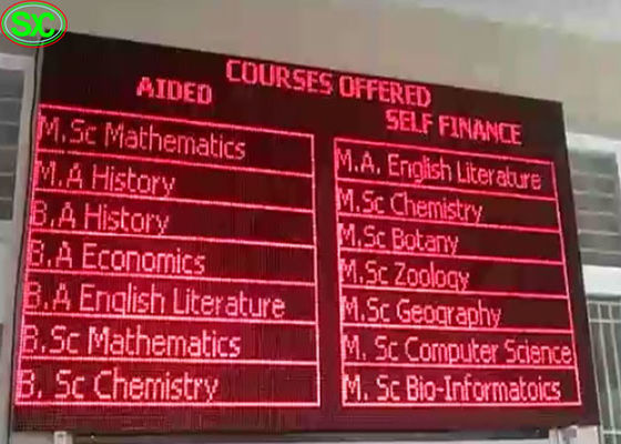 P10는 지도된 단 하나 빨간색을 방수 처리해 전시 화면, 지도한 텔레비젼 스크린을 광고하