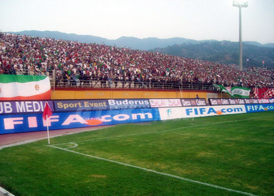 야외 풀 컬러 P10 SMD 상업 광고 축구 경기장 둘레 LED 디스플레이 스크린