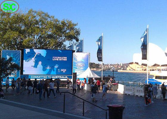 HD 가동 가능한 커튼 발광 다이오드 표시 P5mm의 방수 IP65 최고 얇은 LED 스크린