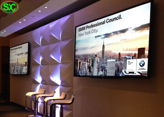 P6 1개의 텔레비젼 스크린 표시에 대하여 실내 풀 컬러 발광 다이오드 표시 단위 RGB LED 스크린 3