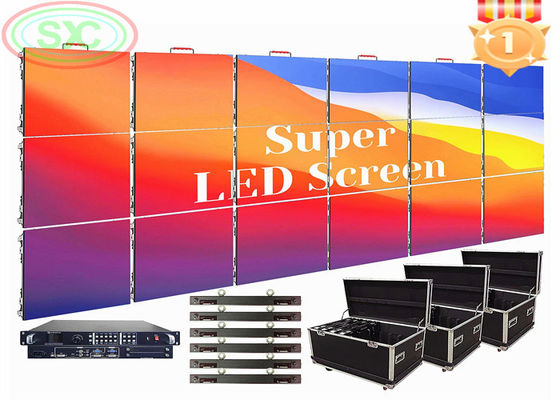 P4 실내 임대 LED 디스플레이 2500cd/M2 밝기 500x500mm 캐비닛