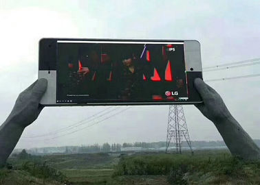 SMD 3535 에피스타 P10 야외 전색 LED 다이 캐스트 알루미늄 캐비닛 방수