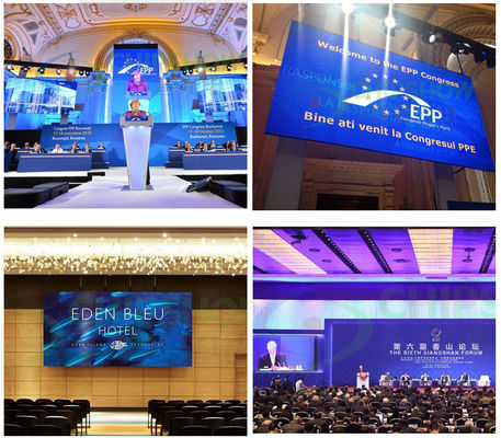 COB P0.9 LED 디스플레이 / 실내 풀 컬러 LED 스크린 밀도 27777 Meanwell 전원 공급 장치