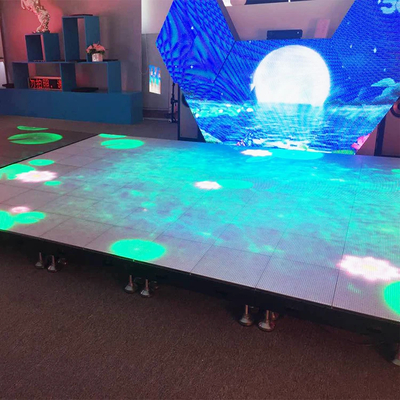 RGB 빛나는 LED 댄스 플로어 방수 등급 LSN/NoVa 제어 시스템0