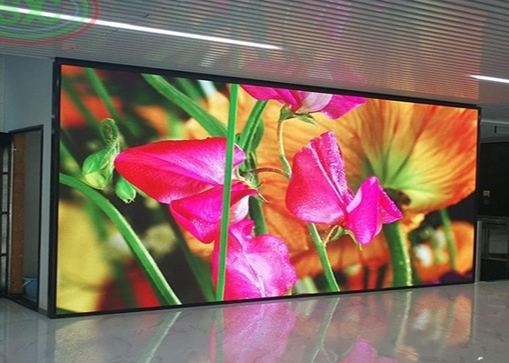 SMD 3528 P6 대형 RGB LED 다이 캐스팅 알루미늄 화면 IP65 장수 실내 LED TV 벽