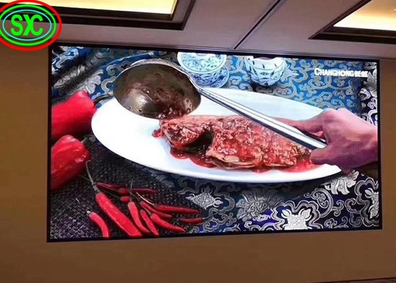중국에서 만든 P4 고해상도 슬림 고정 실내 풀 컬러 4k LED 디스플레이