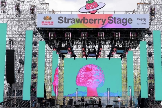 렌트 LED 디스플레이 패널 고화질 5000 밝기 유연 디스플레이