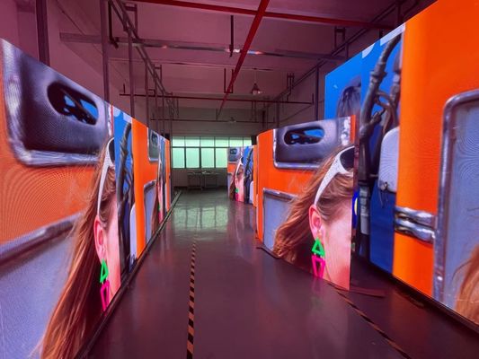 CoB P2.5 Smd1515 RGB 풀 컬러 LED 다이 캐스팅 알루미늄 스크린 표준 고정 사용 캐비닛