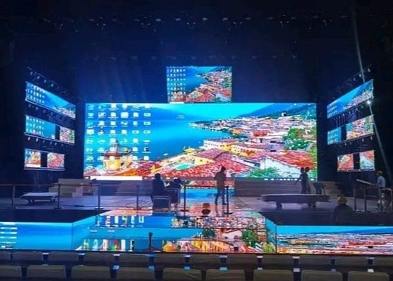 HD 풀 컬러 SMD 2121 스틸 박스 P5 스테이지 LED 화면 3 년 보증