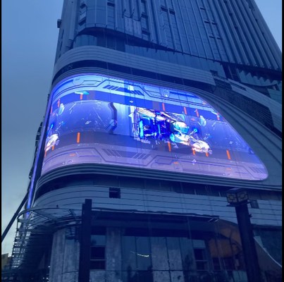 고품질 P5 960X960mm 광고 고정 설치 방수 LED 비디오 벽,지원 곡선 디자인,3840hz