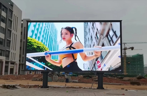 야외 P10 LED 다이 캐스트 알루미늄 960x960mm 스틸 박스 3 년 보증
