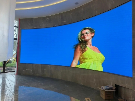 풀 컬러 LED 커튼 월 디스플레이, 실내 경기장 LED 스테이지 커튼 스크린 P2.5