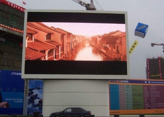 SMD2727 야외 풀 컬러 LED 다이 캐스팅 알루미늄 스크린 쇼핑몰 경기장 비디오 사이니지