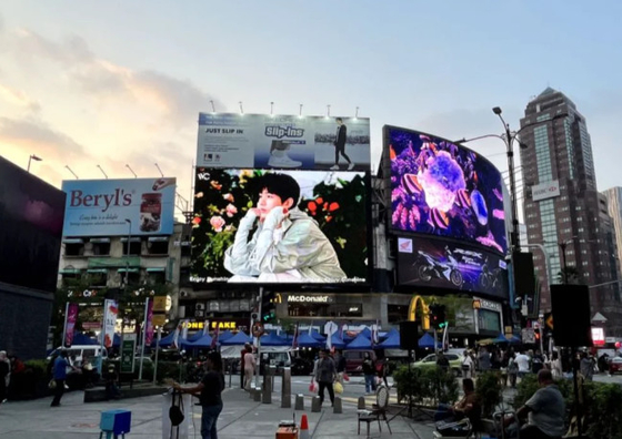 P4 높은 밝기 야외 LED 풀 컬러 다이 캐스트 알루미늄 3 년 보증