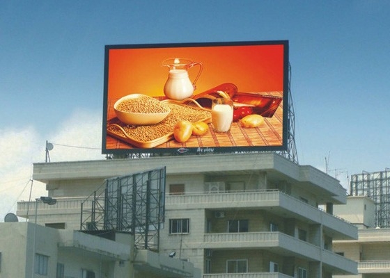 다이 캐스트 알루미늄 고 밝기 P16 640 * 640mm 외부 방수 풀 컬러 LED 디스플레이