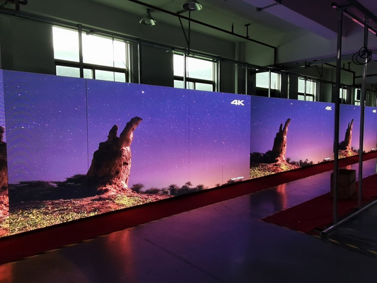 고해상도 p2 640x640mm LED 디스플레이 화면 실내 LED 패널 전체 색상 실내 LED 광고판 회의실