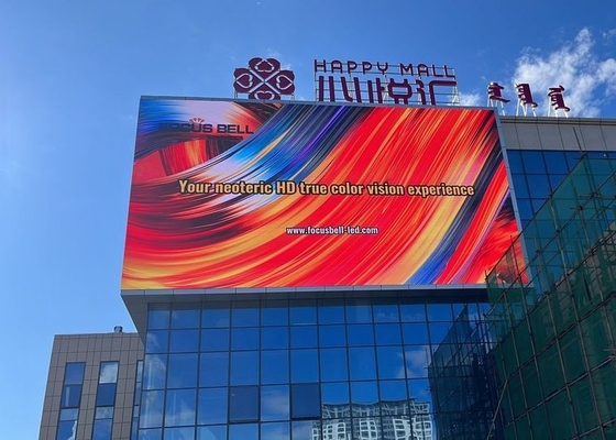 광고 화면 고정/임대 철 상자 야외 LED 화면, 높은 갱신 속도 LED 비디오 디스플레이 보드