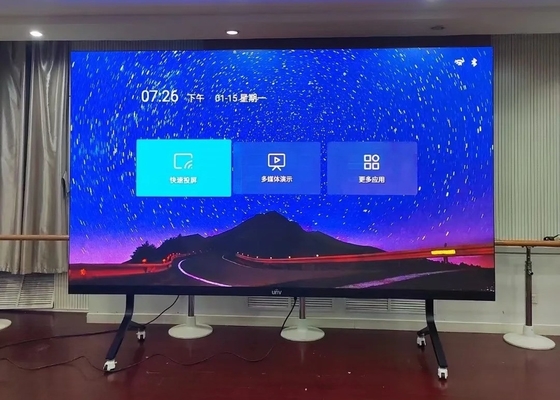 High Resolution Indoor Full Color LED Display HD 4mm Pixel pitch Stge Wall