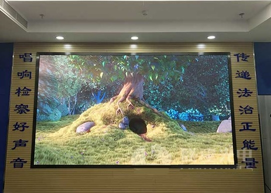 울트라 슬림 소 피치 P1.9 LED 비디오 벽 실내 LED 디스플레이 270420 점 / M2 492x492mm