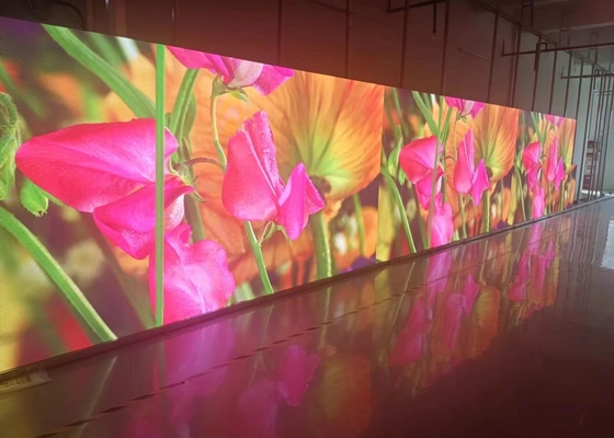 실내 다이 캐스팅 알루미늄 캐비닛 풀 컬러 LED 디스플레이 RGB LED 고 에너지 효율 광고판
