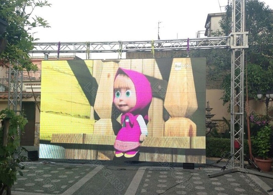 2025 고화질 LED 실내 디스플레이 500x1000mm P3.91 광고 외부 LED 화면