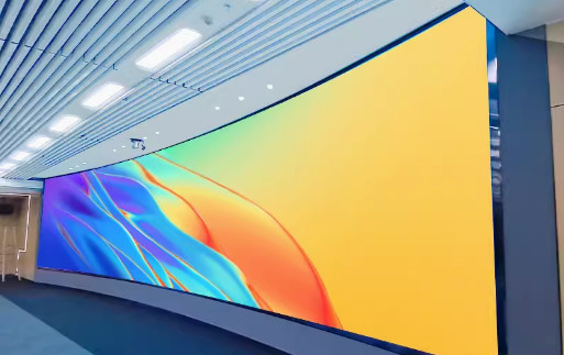 P4 상업용 실내 광고 유연 필름 그룹, LED 풀 컬러 디스플레이 768mm*768mm