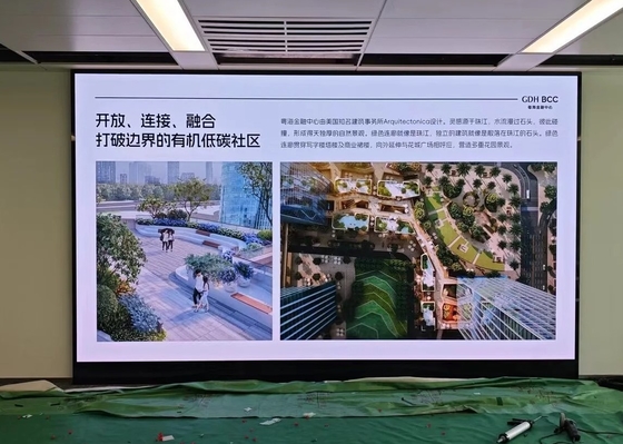 렌터 스크린 커브 LED 디스플레이 모듈 4.81mm 픽셀 피치 500x500mm 캐비닛