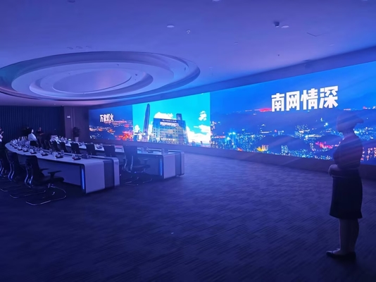고정 / 철 박스 P8 풀 컬러 아웃도어 렌터 LED 디스플레이 IP65 SMD 해상도 32 * 16