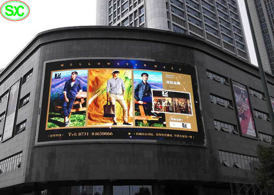 옥외 P10는 최고를 가진 영상 벽 전시 RGB LED 스크린을 재생율을 지도했습니다