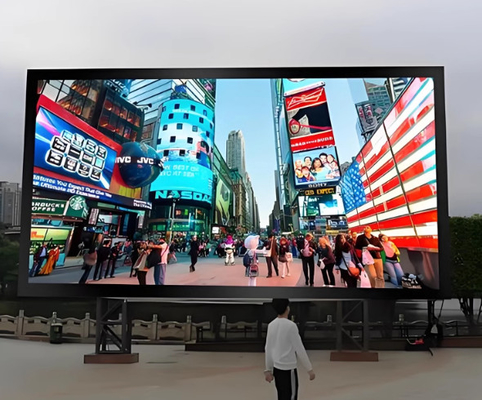 실제 픽셀 1R1G1B 점수 LED 게시판 및 860w/m2 평균 전력 소비