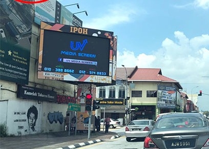 P4.81 LED 렌터 스크린 빌보드 스크린 HD LED 광고 디스플레이 42333 점 / 평방 미터