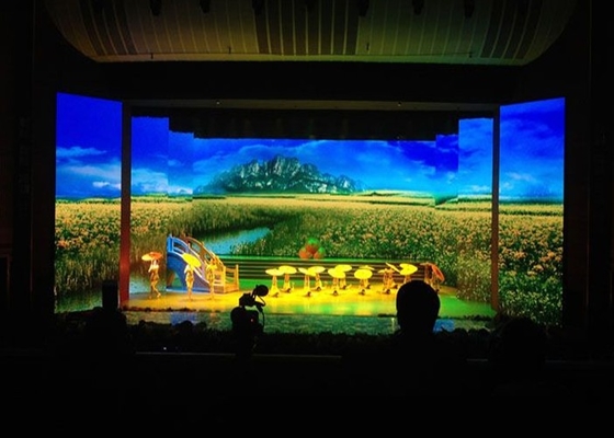 RGB P2.6 실내 다이 캐스팅 알루미늄 풀 컬러 LED 디스플레이 임대 3840HZ HD 비디오 화면 250*250MM