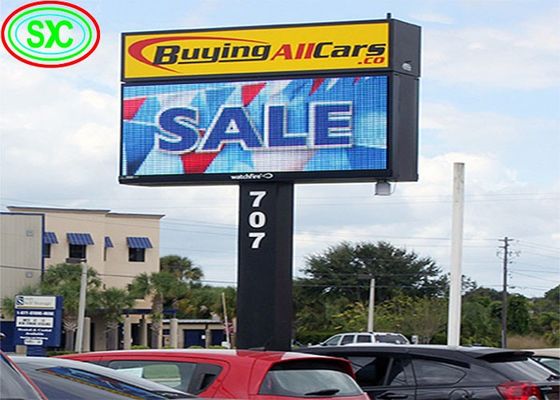 P10 야외 LED 게시판 10mm 픽셀 50000cd 밝기