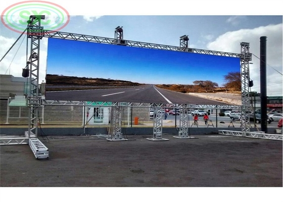임대 SMD3535 야외 LED 디스플레이 보드 광고 스크린 상업 센터 광장 거리