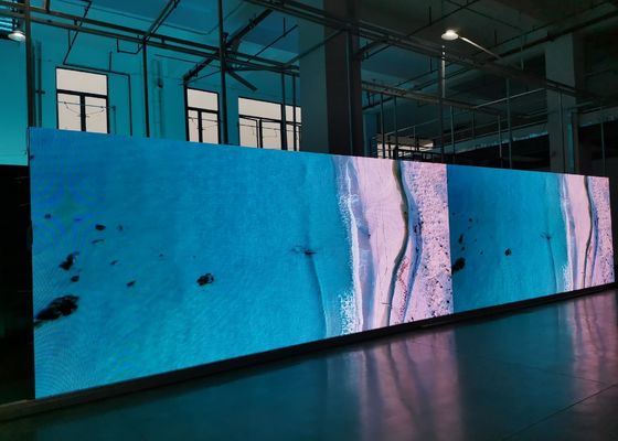 무대 웨딩 홀용 실내 미세한 피치 초 얇은 SMD P2 풀 컬러 LED 디스플레이 스크린