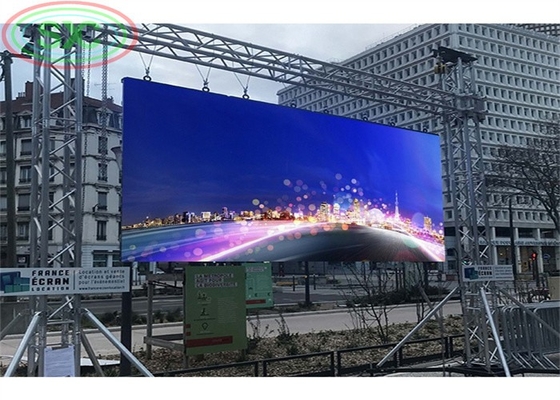 P8 야외 LED 패널 임대 방수 SMD 풀 컬러 디스플레이 와이파이를 통해 제어