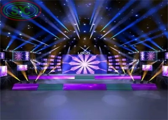 울트라 얇은 작은 피치 렌터 P2.604 실내 LED 스테이지 비디오 벽 전체 색상 울트라 HD광고 LED 화면