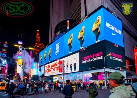 야외 P10 LED 다이 캐스트 알루미늄 960x960mm 스틸 박스 3 년 보증