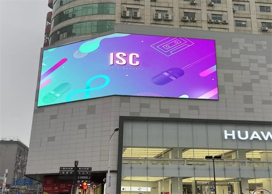 야외 전색 LED 화면 P6 디스플레이 패널 후방 서비스 사용자 지정 고정 광고 게시판