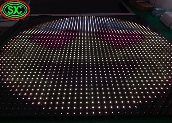 무대 장비 파티 웨딩 쇼 DJ 풀 컬러 RGB LED 디스코 라이트 댄스 플로어 스크린