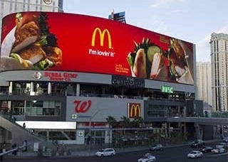 야외 방수 P10 상업 광고 LED 빌보드 간판 스크린