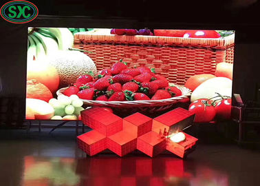 LED 벽 디스플레이 / P4 실내 광고 LED 디스플레이, 62500 점 / 평방 미터 밀도