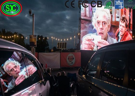 P10 SMD3535 야외 LED 광고 화면 10mm Pitch IP67 방수